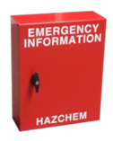 Emergency Information Metal Storage Container